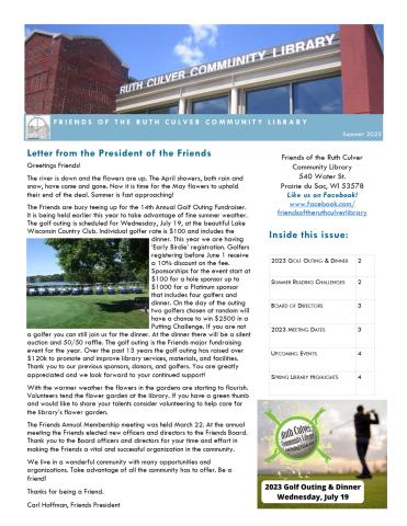 summer newsletter 2023